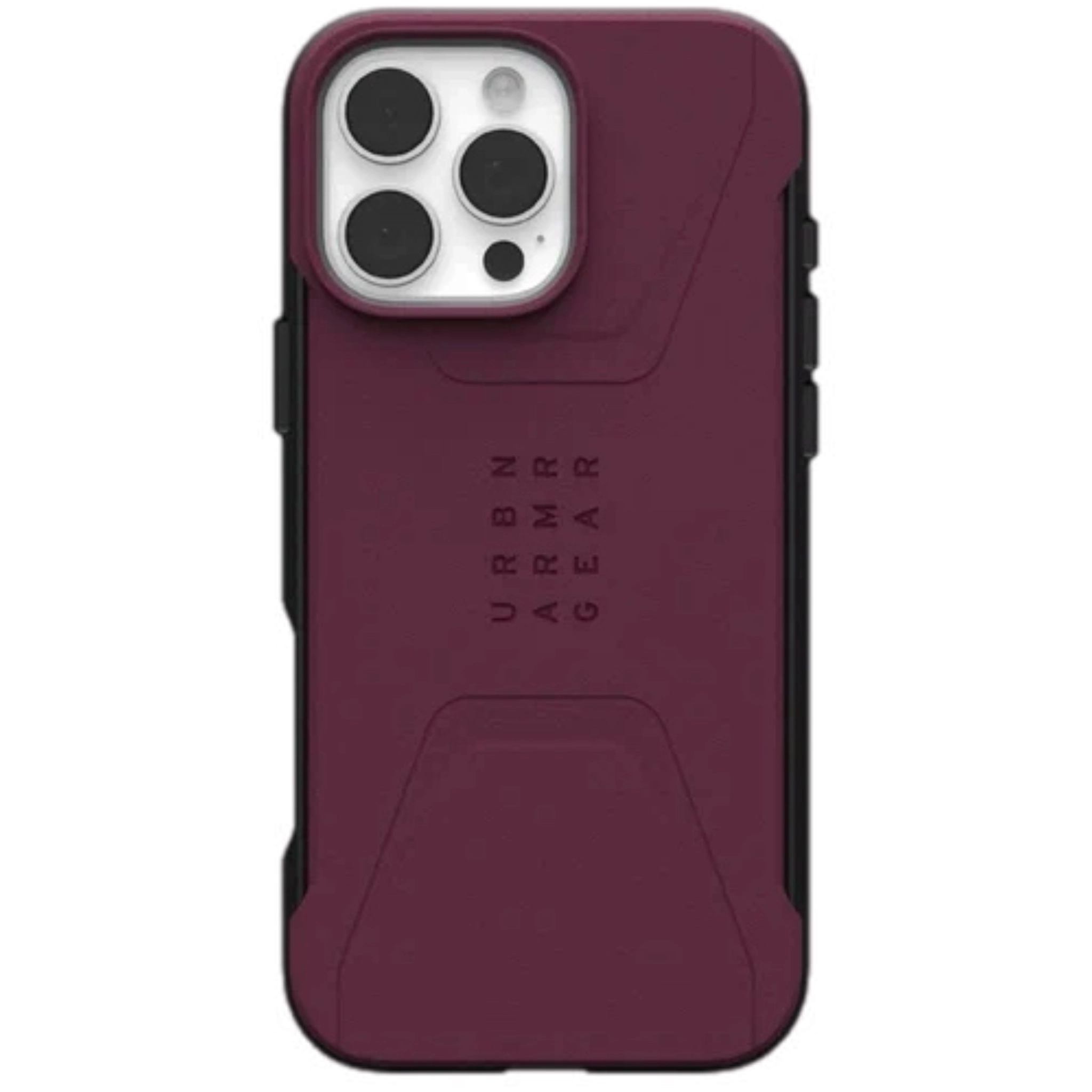 Чехол с поддержкой Magsafe UAG Civilian iPhone 16 Pro Max, бордовый